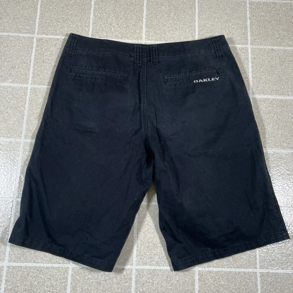 Oakley Golf Shorts Casual Chino Men's Size 34 Flat Front Black